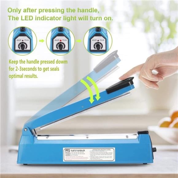 Impulse Heat Sealer ManualBags Sealer Heat Sealing Machine 12Inch Impulse Sealer - Picture 5 of 6